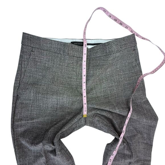 NEW Ann Taylor Ankle Button Detail Straight Leg Pant Size 6 Brown Dress Work - Picture 12 of 13